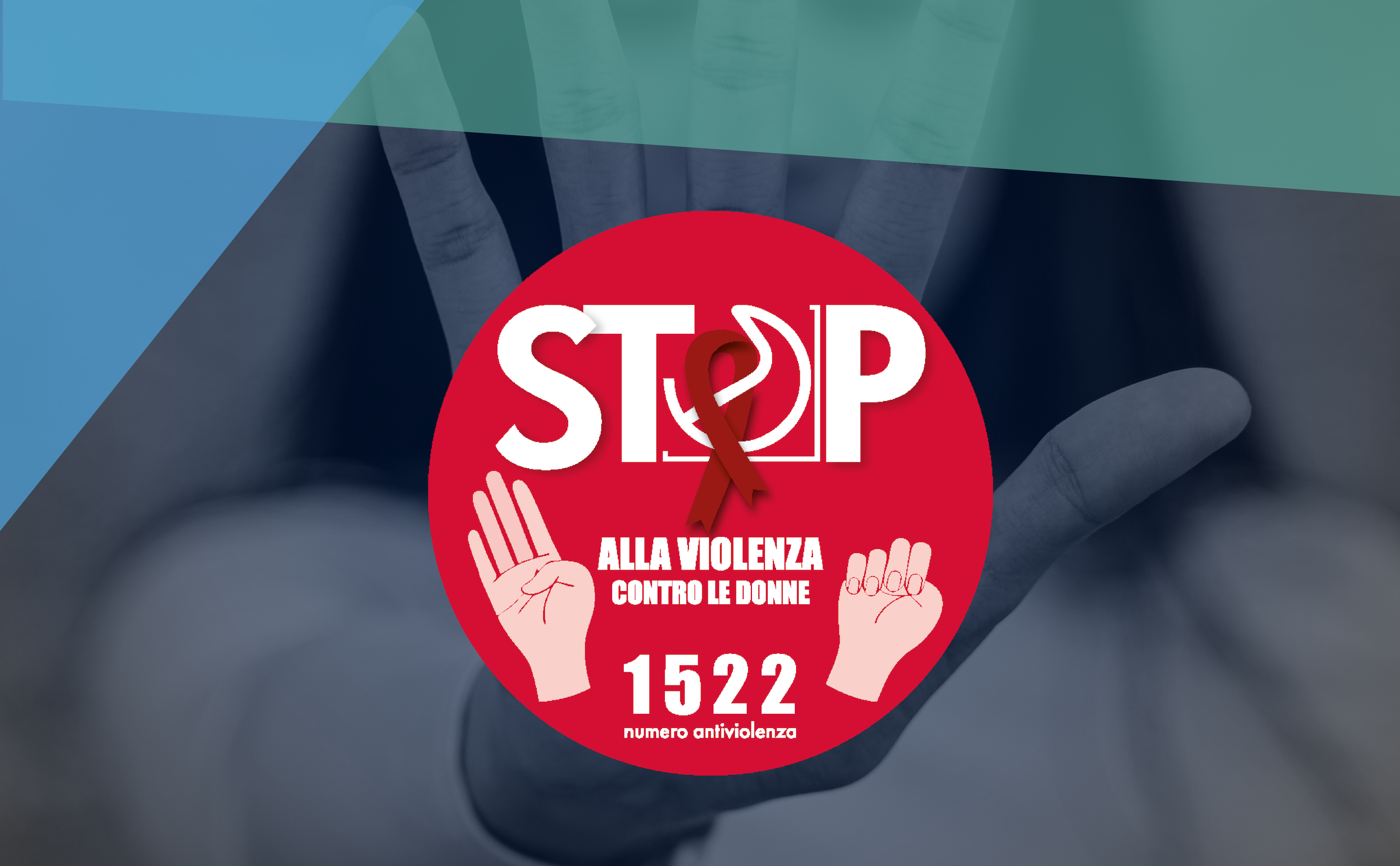 sticker stop alla violenza sulle donne con gesto internazionale per chiedere aiuto